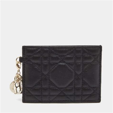 dior black cardholder|dior card holders online.